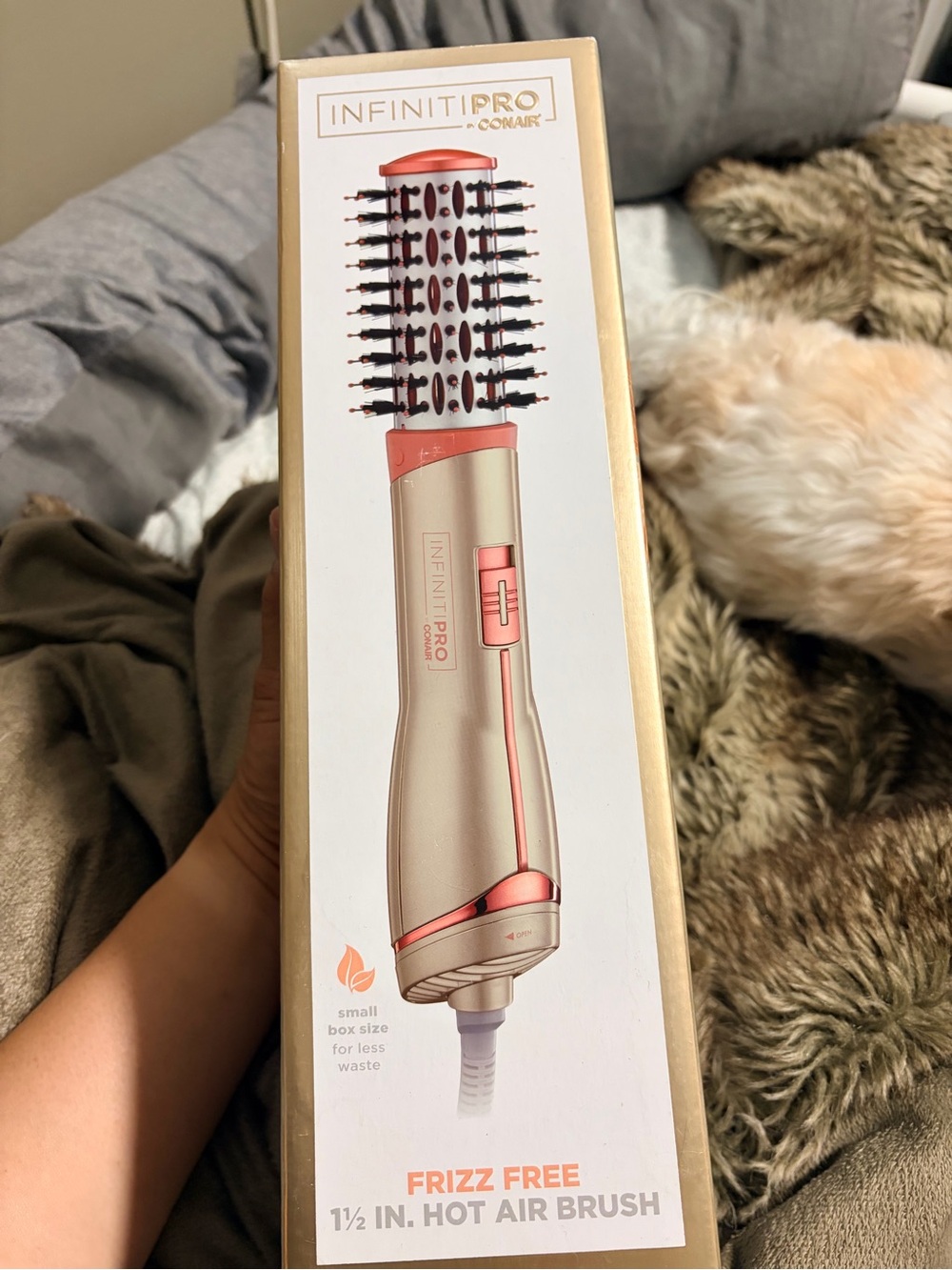 InfinitiPro by Conair 1½" Hot Air Brush - Rose Gold